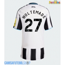 Camisa de time de futebol Newcastle United Nick Woltemade #27 Replicas 1º Equipamento Feminina 2025-26 Manga Curta